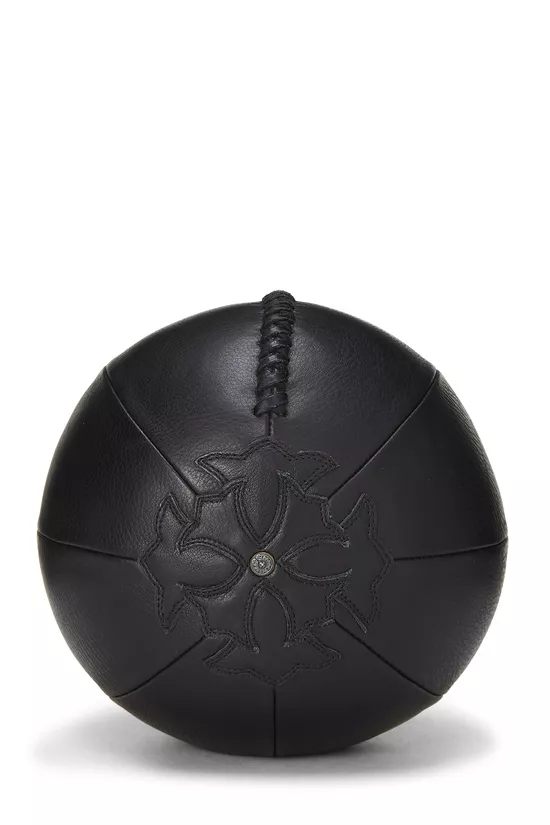 Black Leather Medicine Ball, , large image number 0