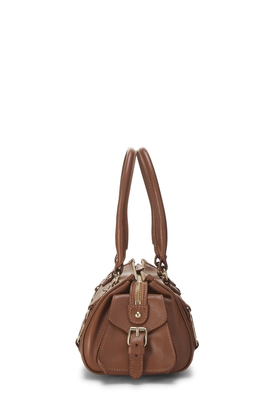 Brown Leather Shoulder Bag, , large image number 2