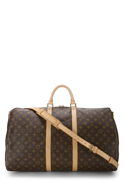 Monogram Canvas Keepall Bandouliere 55