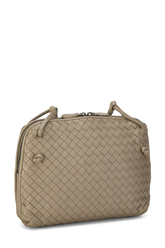Grey Intrecciato Leather Nodini Crossbody, , large image number 1