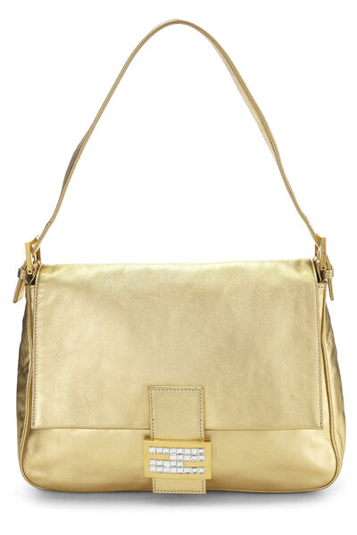 Gold Leather Crystal Mama