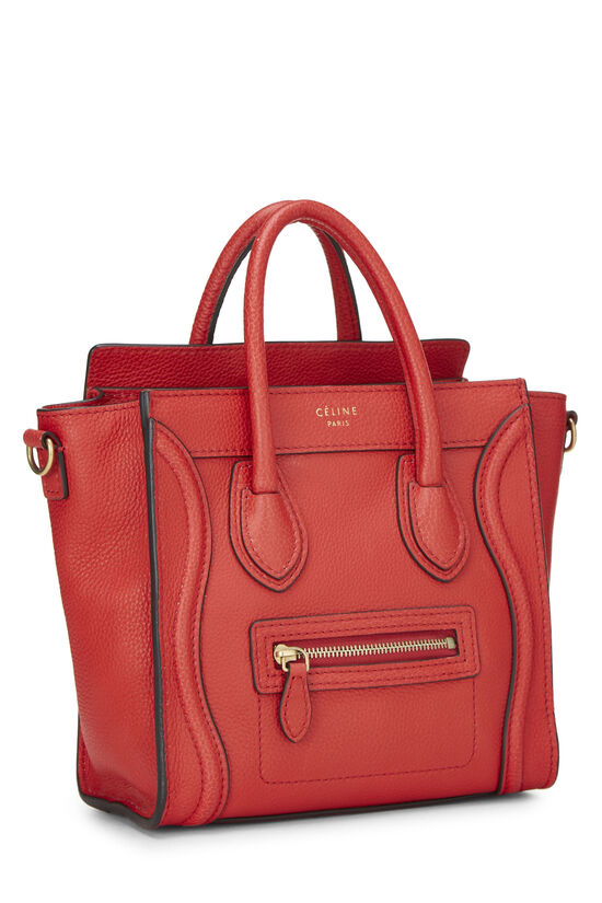 Red Leather Luggage Nano, , large image number 1