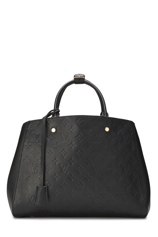 Black Monogram Empreinte Montaigne MM, , large image number 0