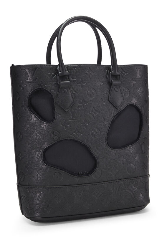 Comme des Garçons x Louis Vuitton Black Monogram Empreinte Bag with Holes PM, , large image number 2