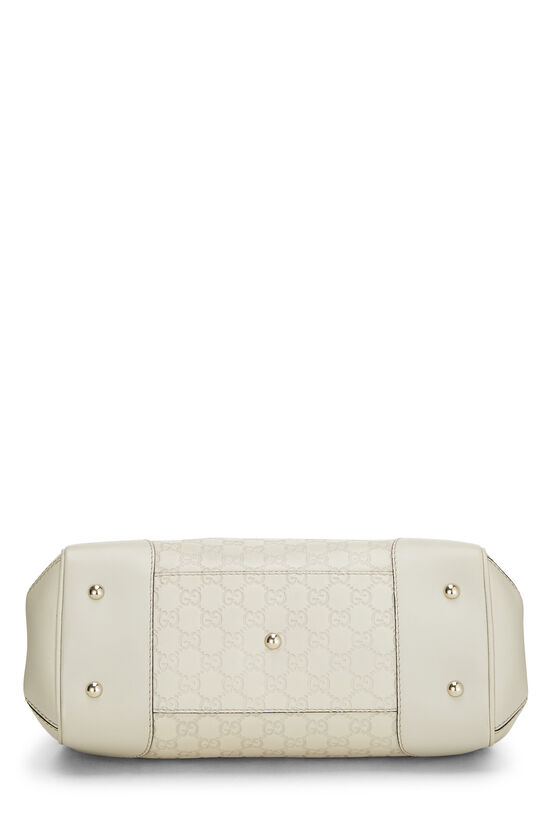 White Guccissima Mayfair Double Tote, , large image number 4