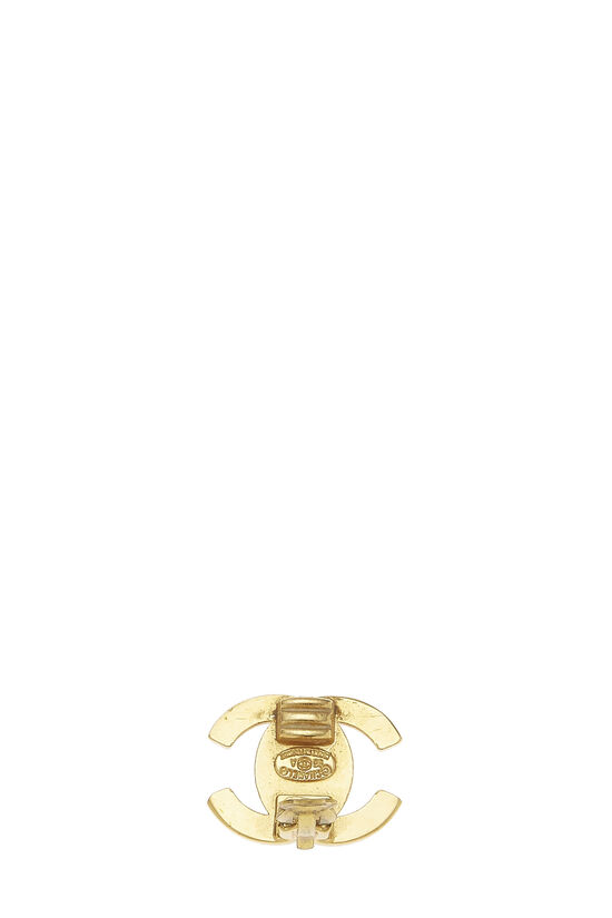 Gold 'CC' Turnlock Earrings Medium, , large image number 2