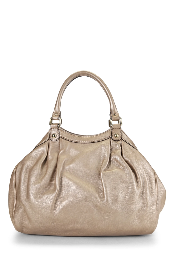 Pink Metallic Leather Sukey Tote, , large image number 3