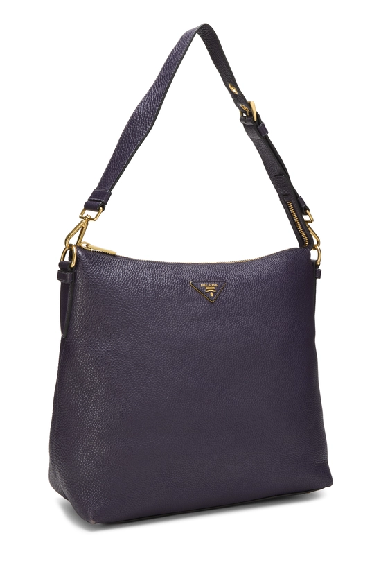 Purple Vitello Daino Hobo, , large image number 1