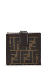 WGACA Louis Vuitton x Takashi Murakami Cherry Zippy Compact Wallet - Brown
