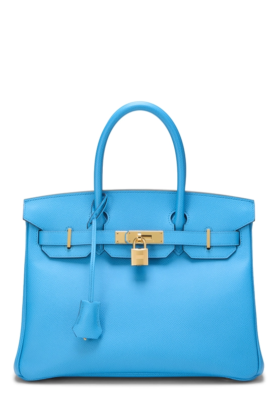 Blue Frida Epsom Birkin 30, , large image number 0