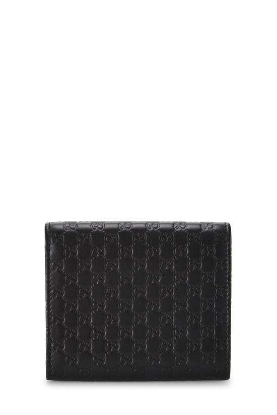 Black Microguccissima Compact Wallet, , large image number 2
