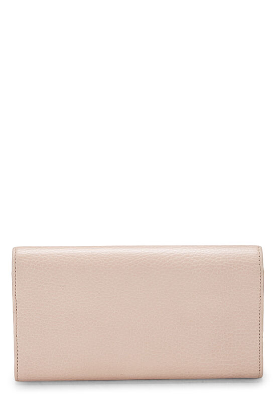 Pink Leather Continental Wallet, , large image number 3