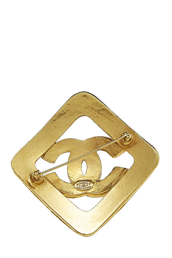 Gold Filigree 'CC' Pin, , large image number 1