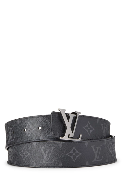 Black Monogram Eclipse Ceinture Initiales 100