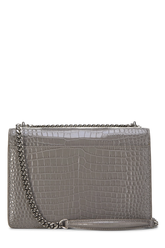 Grey Embossed Leather Sunset Medium, , large image number 3