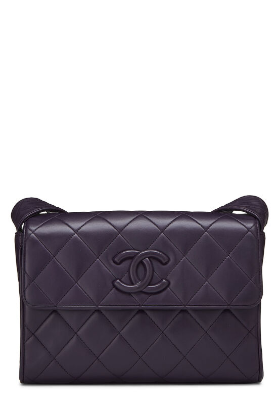 Chanel Purple Quilted Lambskin Shoulder Bag Q6B0591IUB001 | WGACA