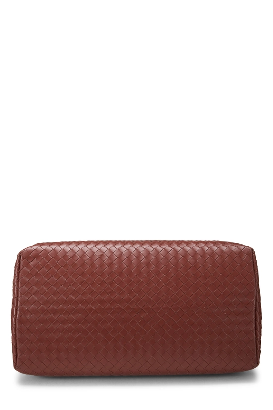 Brown Intrecciato Roma Tote Medium, , large image number 4