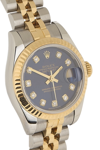 Blue Diamond Dial Datejust 179173 28mm, , large