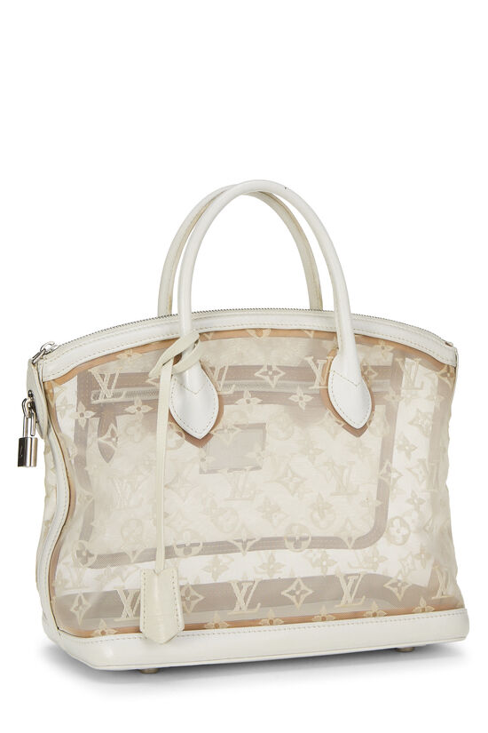White Monogram Transparence Lockit, , large image number 1