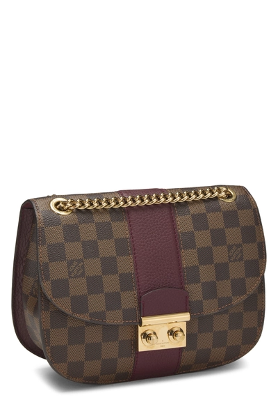 Louis Vuitton Burgundy Damier Ebene Wight — photo 2