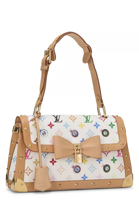 Takashi Murakami x Louis Vuitton White Monogram Multicolore Eye Need You Bag, , large image number 1