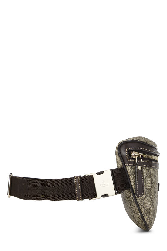 Brown GG Supreme Canvas Waist Pouch, , large image number 2