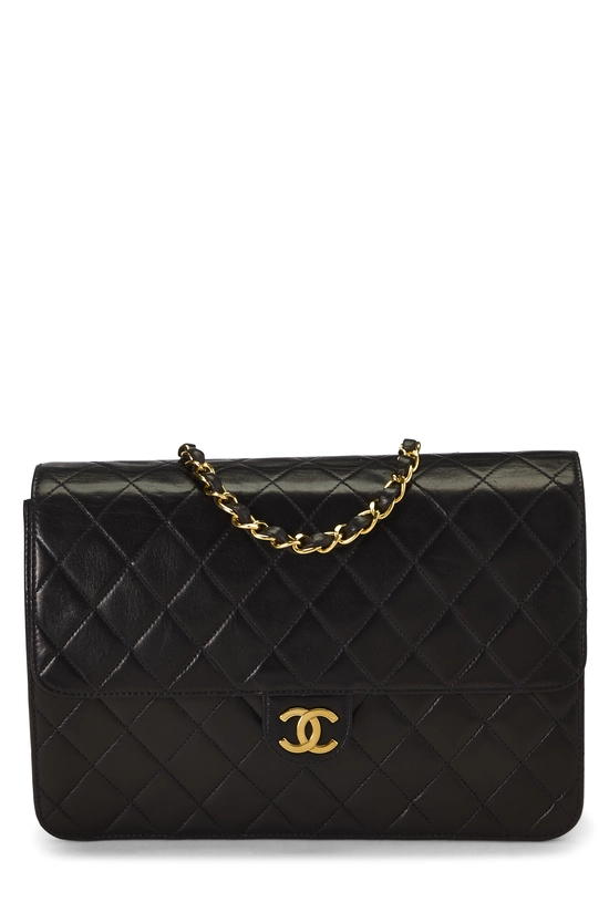 Black Quilted Lambskin Ex Flap Medium, , large image number 0