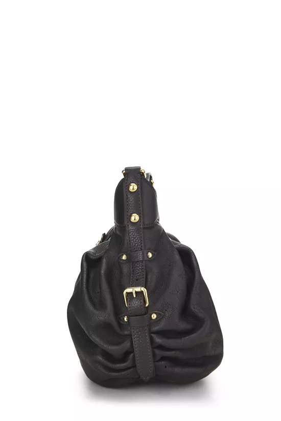Black Monogram Mahina Leather XS, , large image number 2