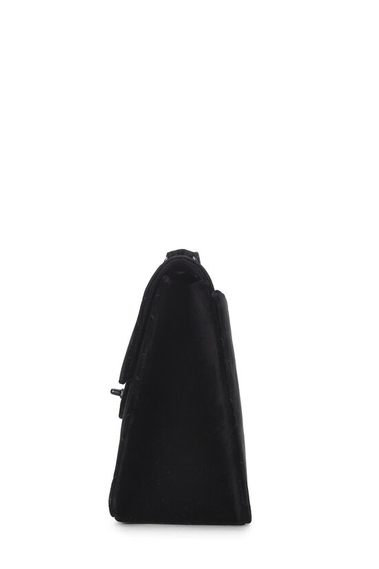 Black Velour Shoulder Bag, , large image number 2