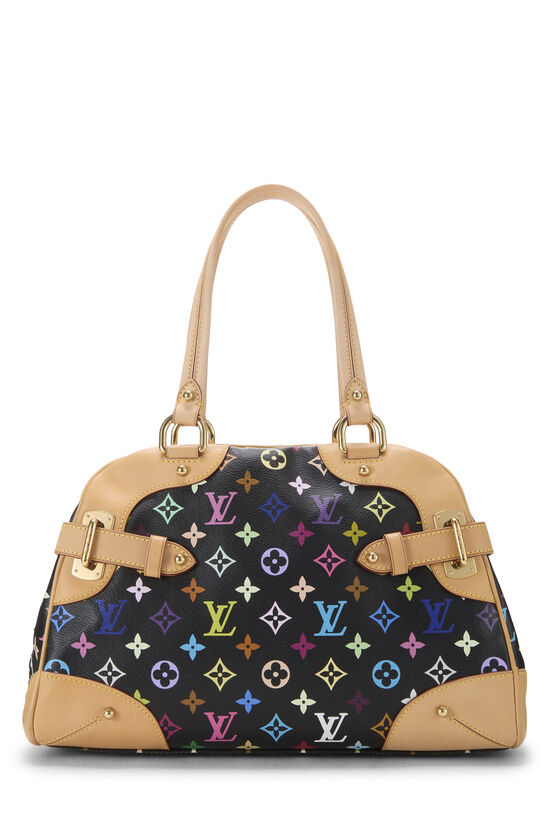 Takashi Murakami x Louis Vuitton Black Monogram Multicolore Claudia, , large image number 3