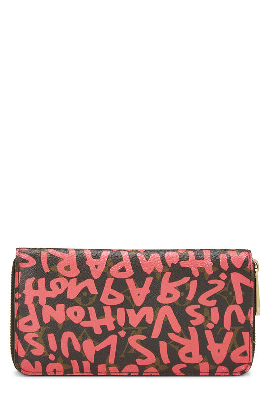 Stephen Sprouse x Louis Vuitton Monogram Pink Graffiti Zippy Continental, , large image number 3