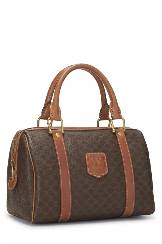 Brown Coated Canvas Macadam Handbag, , large image number 1