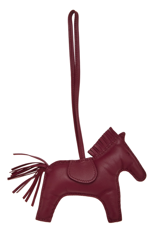 Rubis Lambskin Rodeo Bag Charm MM, , large image number 1