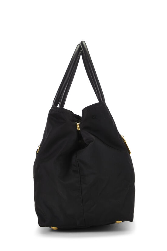 Black Nylon Convertible Handbag Small, , large image number 2