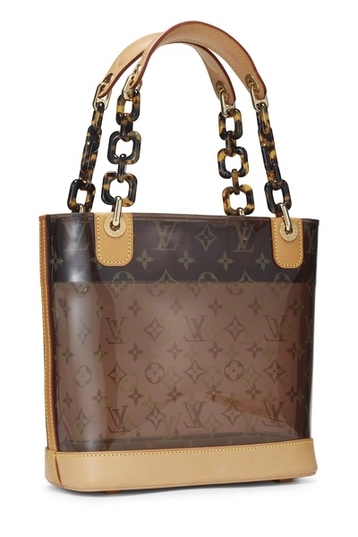 Brown Monogram Ambre Vinyl Cabas PM, , large