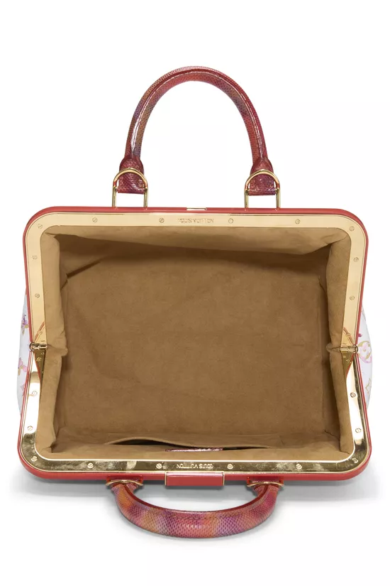 Richard Prince x Louis Vuitton White Monogram Watercolor Frame Speedy, , large image number 5