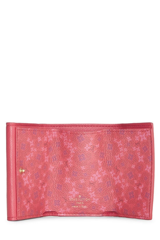 Pink Calfskin Lockmini Wallet, , large image number 3