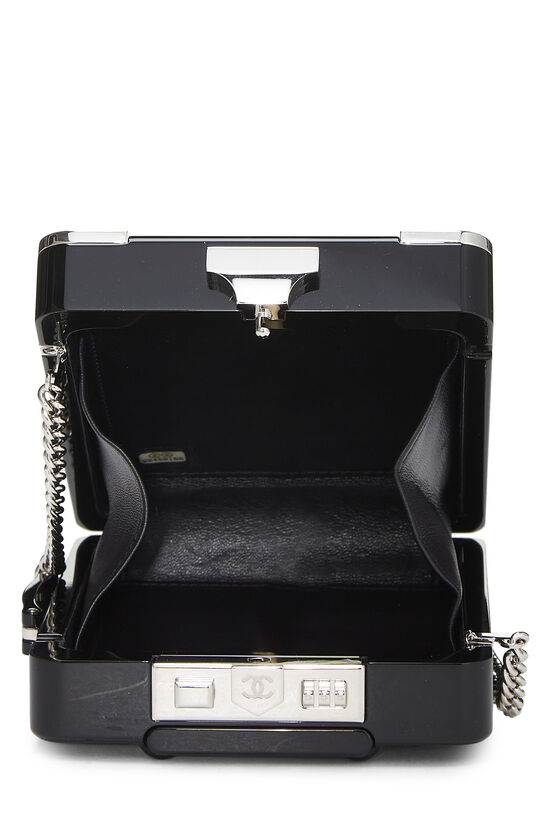 Lambskin & Perspex Evening In The Air 'CC' Trolley Minaudière Chain Clutch, , large image number 5