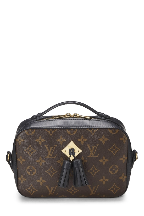 Black Monogram Canvas Saintonge, , large image number 0