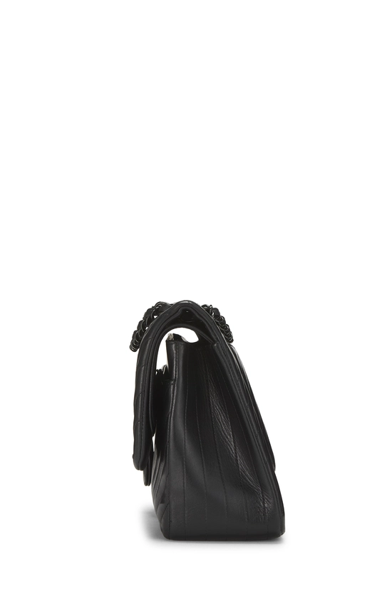 Black Quilted Lambskin So Black Chevron New Classic Jumbo, , large image number 2