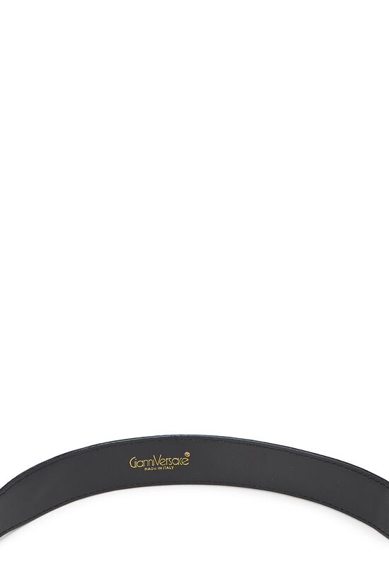 Black Leather Belt, , large image number 3