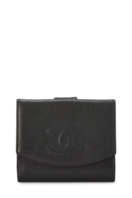 Black Caviar Timeless 'CC' Compact Wallet, , large image number 0