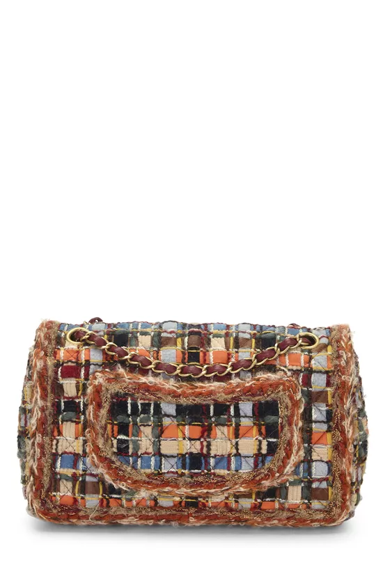Multicolor & Metallic Tweed Half Flap Medium, , large image number 3