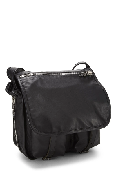 Black Leather Gunslinger Messenger, , large