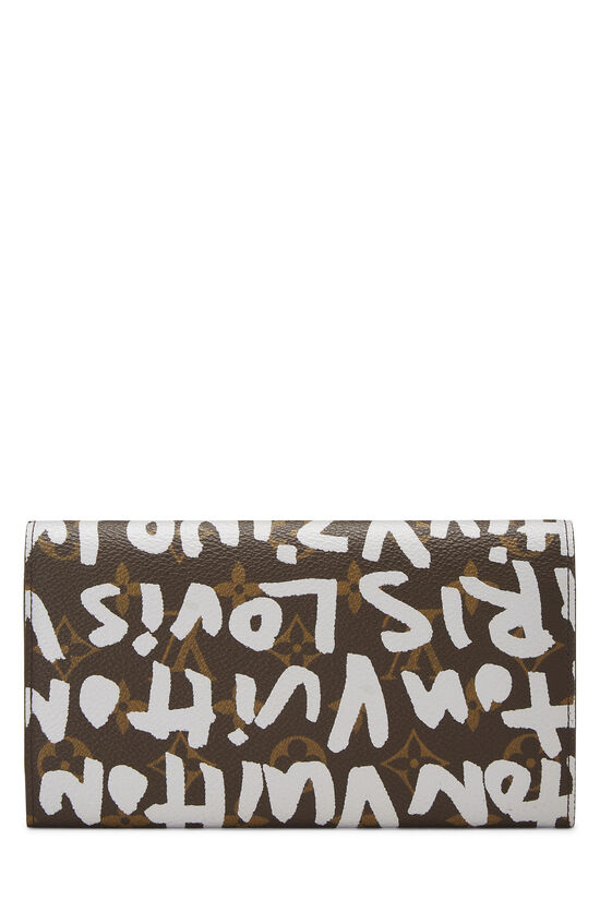 Stephen Sprouse x Louis Vuitton Grey Monogram Graffiti Porte Monnaie Credit, , large image number 2