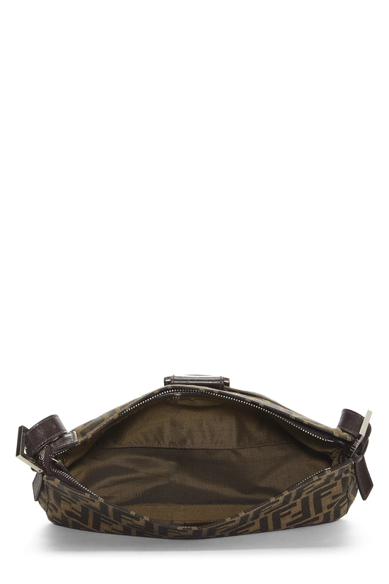 Brown Zucca Canvas Shoulder Bag, , large image number 5