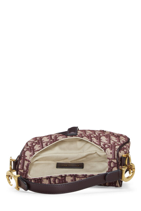 Burgundy Trotter Canvas Saddle Bag Mini, , large image number 6