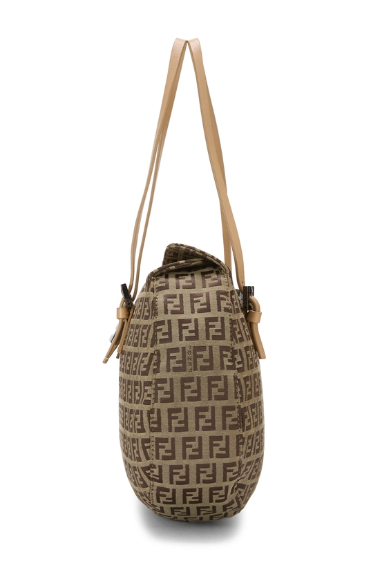 Beige Zucchino Canvas Shoulder Bag, , large image number 2