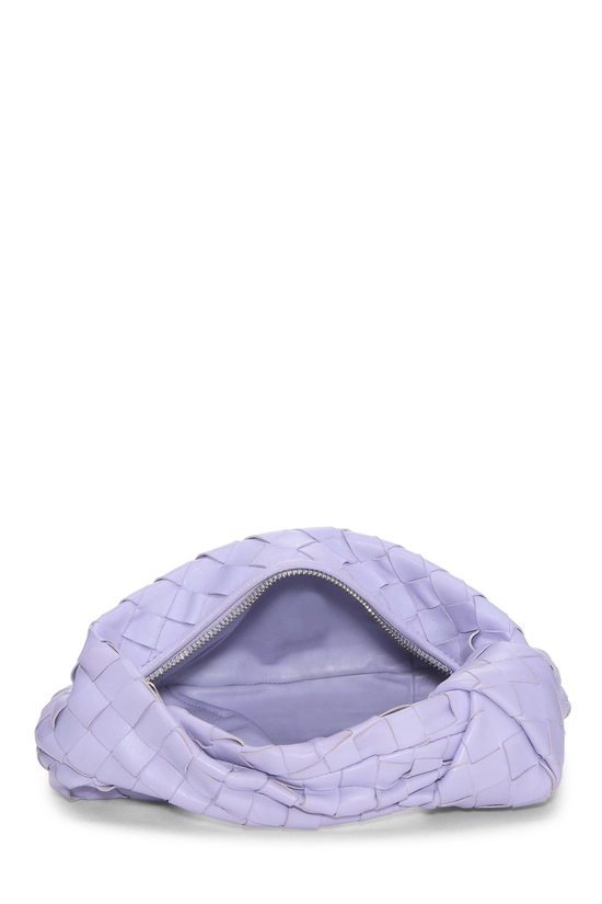 Purple Intrecciato Leather Jodie Mini, , large image number 5