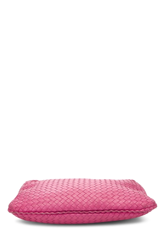 Pink Intrecciato Veneta Hobo Medium, , large image number 4